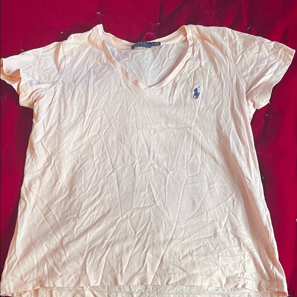 Ralph Lauren Light Pink Short Sleeve Tee